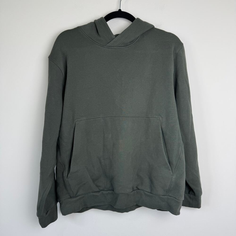 Lululemon Men's Steady Slate Pullover Hoodie Green, Medium